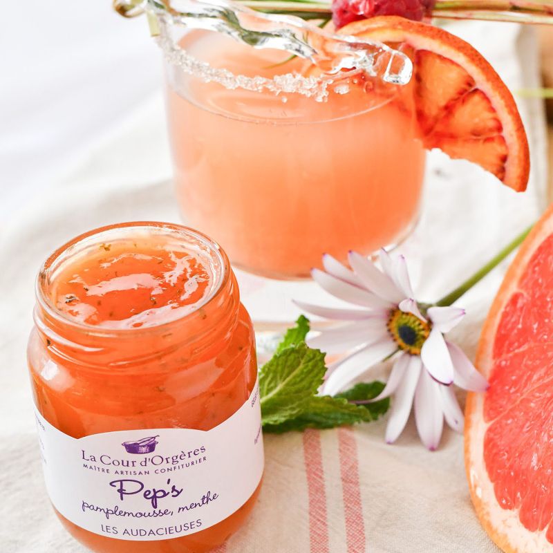 Extra Grapefruit Jelly with Mint